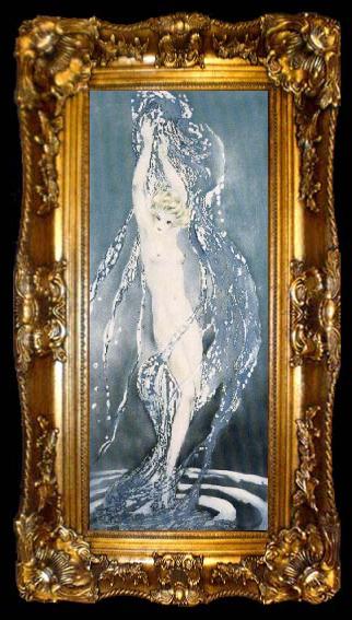 framed  Louis Lcart Fountain, ta009-2